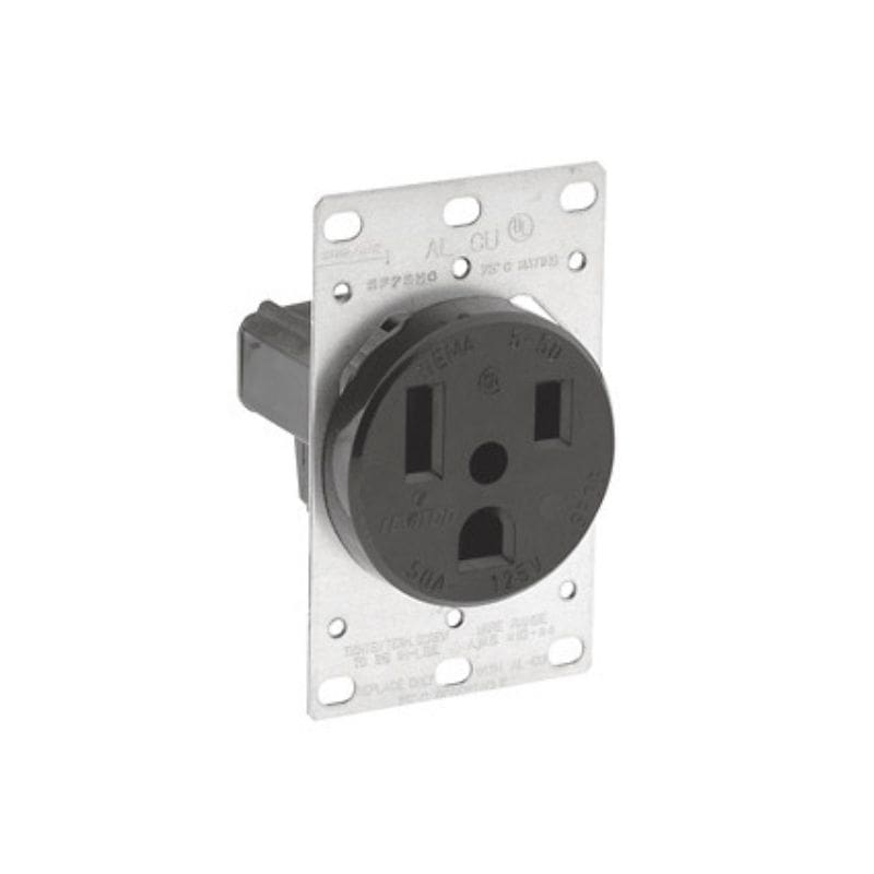 08456-min TOMA EMPOTRADO 125V 2P 3W 50A - Imagen 1