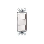 INTERRUPTOR DOBLE DECORA 15A 120V - Imagen 2