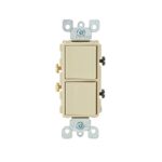 INTERRUPTOR DOBLE SIMPLE DECORA  15A 120V