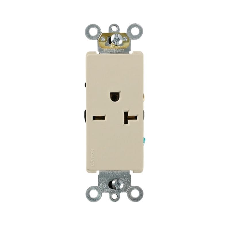 08754-min TOMACORRIENTE SENCILLO DECORA 20A 250V - Imagen 1