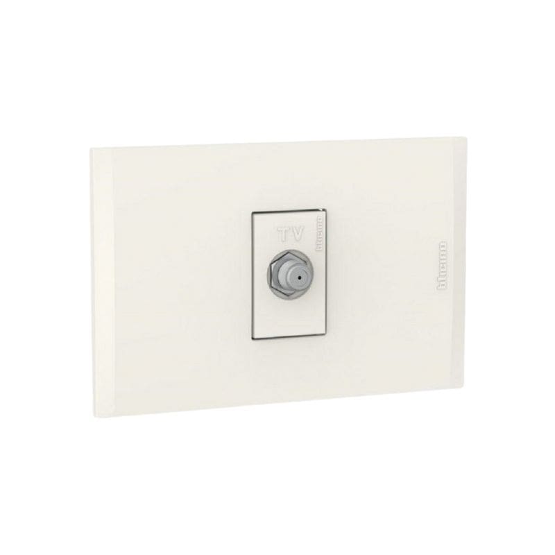 12460-min TOMA COAXIAL TV TIPO F BL - Imagen 1