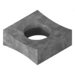 CONTRATUERCA CUADRADA PARA PERNO 5/8"