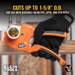 CORTADOR DE TUBOS DE PVC CON TRINQUETE DE 1-1/4 PULGADAS - Imagen 2